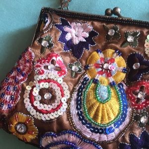 Guess Collection Beaded Sequin Purse - NEW!